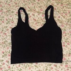 Lululemon Black Align crop tank. like new